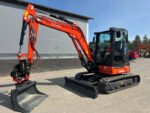 Kubota U50-5 + Rotovaltor + 3 godets