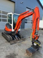 Kubota U25-3EU avec  Remorque + 3 godets – Image 4