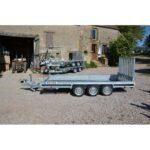 Vlemmix Porte-engin 400 x 180 PTAC 3500 kg 3 essieux 3x1500 kg – Image 4