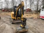 Caterpillar 302.7D avec accessoire + Remorque – Image 6