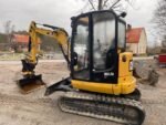Caterpillar 302.7D avec accessoire + Remorque – Image 14